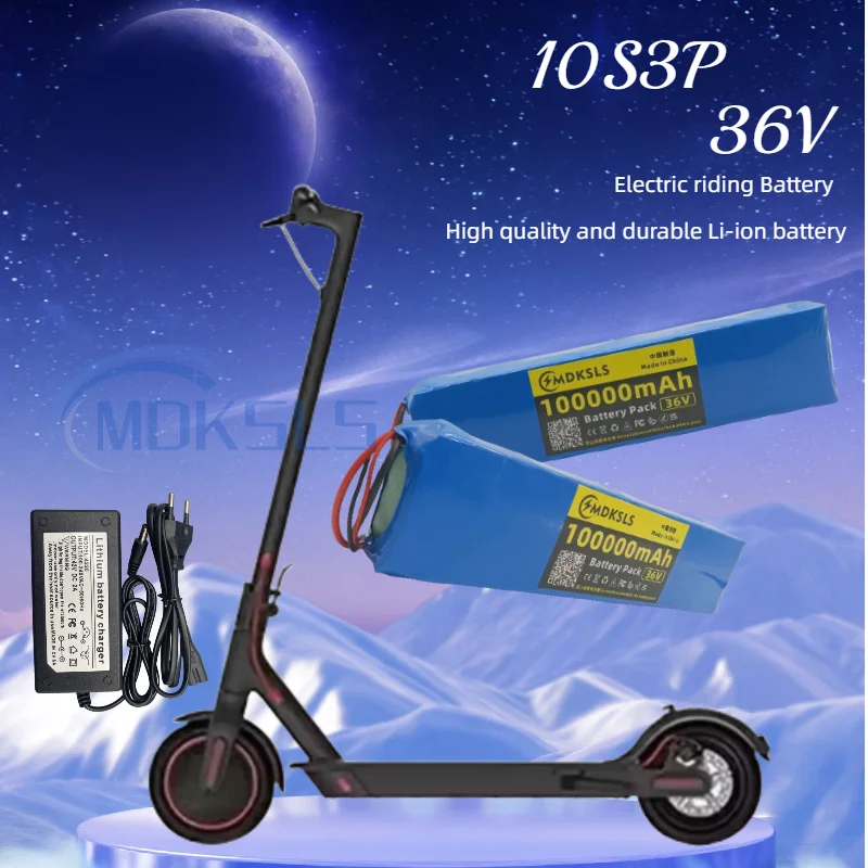 

10S3P 36V 100Ah Scooter Battery Pack for Xiaomi Mijia M365 36V Battery pack Electric Scooter BMS Board for Xiaomi M365