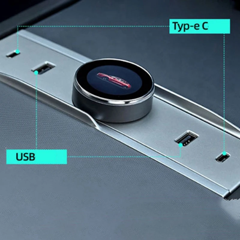 Docking Station Smart Control Docking Station For Tesla Model 3 Highland 2024 USB Hub