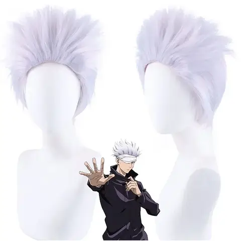 Cos Wigs Anime Jujutsu Kaisen Gojo Satoru Mahito Inumaki Toge Zenin Maki Yuuta Okkotsu Fushiguro Touji Kugisaki Cosplay Wigs