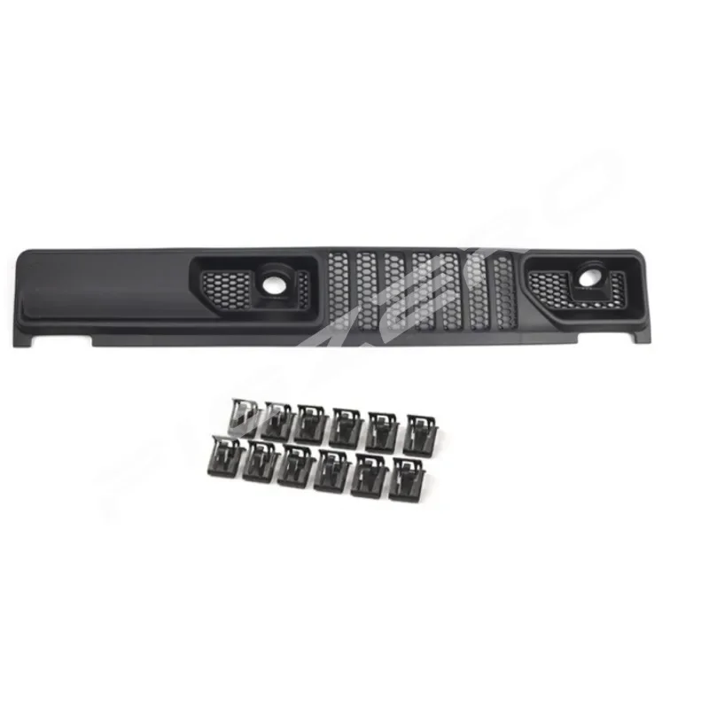 China 68307260AC Front Windshield Deflector Ventilation Mesh Grille for Jeep Wrangler 2018 2019 2020 2021 2022 2023 2024
