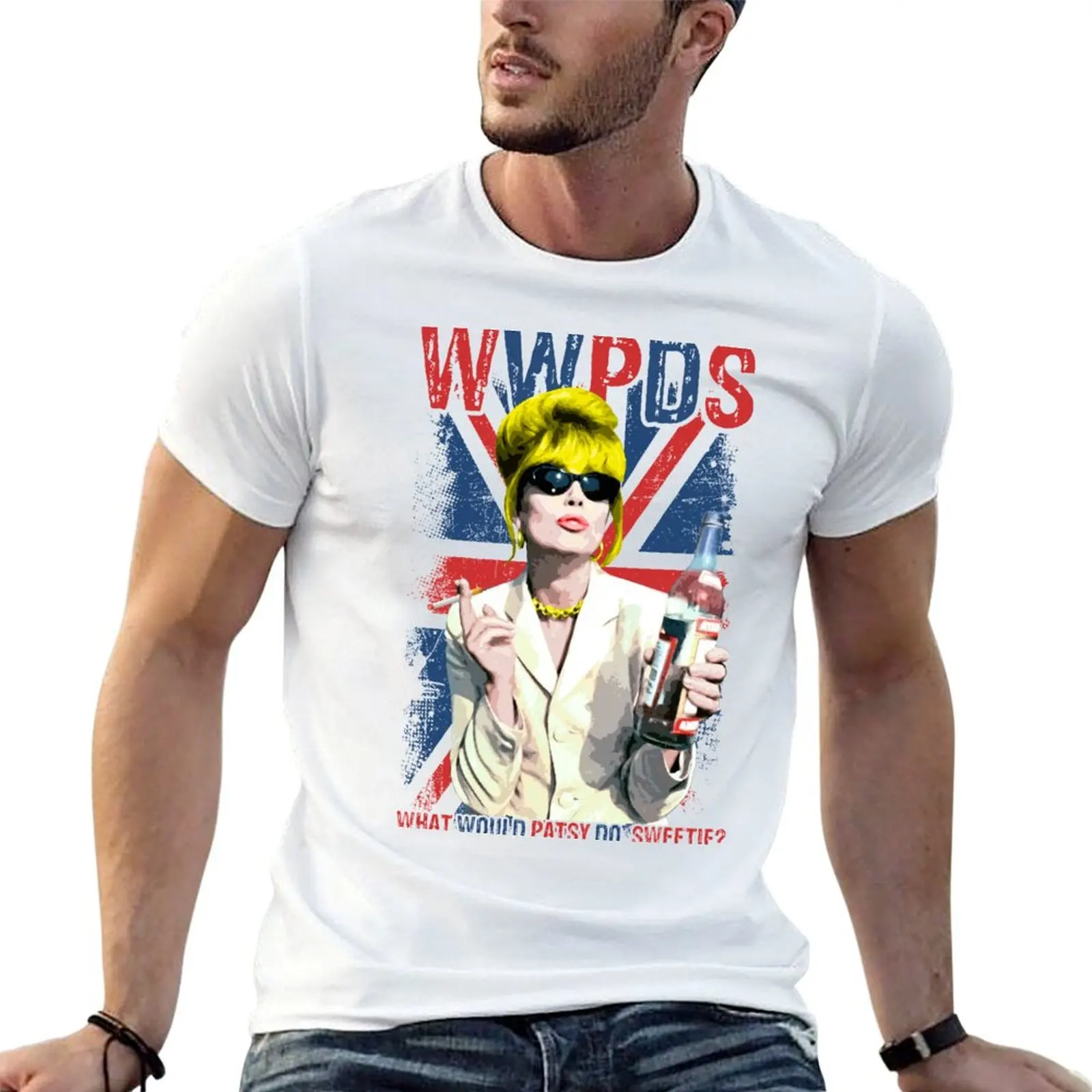 

Что бы сделал Patsy, Sweetie Аб Фаб. Абсолютно потрясающе. Пити Камень. Эдина. Футболка мужская футболка хлопок 100% футболка