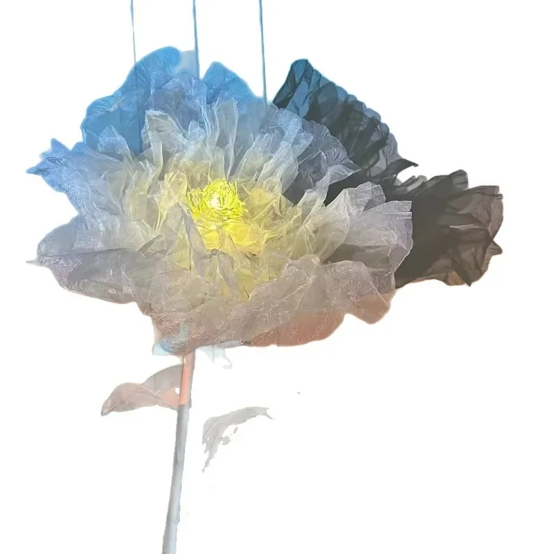 Simulation flower opening and closing window electric wedding light decoration flower