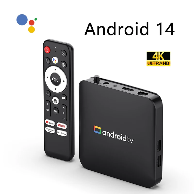Smart TV Box H96 MAX Amlogic S905L3 Android 14 BT Google Voice Remote Media Player Home 4K Android Set Top Box 2GB 16GB 8GB