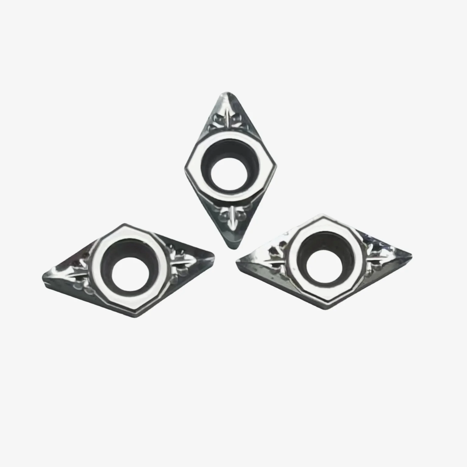 DCGT070202 DCGT070204 DCGT070208 AK H01 100% lama in lega di alluminio originale DCGT 0702 inserti per tornio CNC lavorazione dell'alluminio