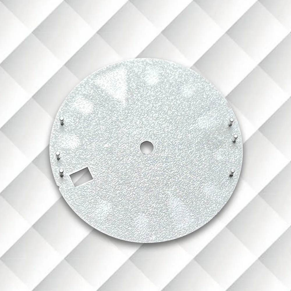 28.5mm S Logo Lotus Flower Dial Green Luminous Suitable For NH35/NH36/7S/4R Movement Quality Watch Modification Accessories