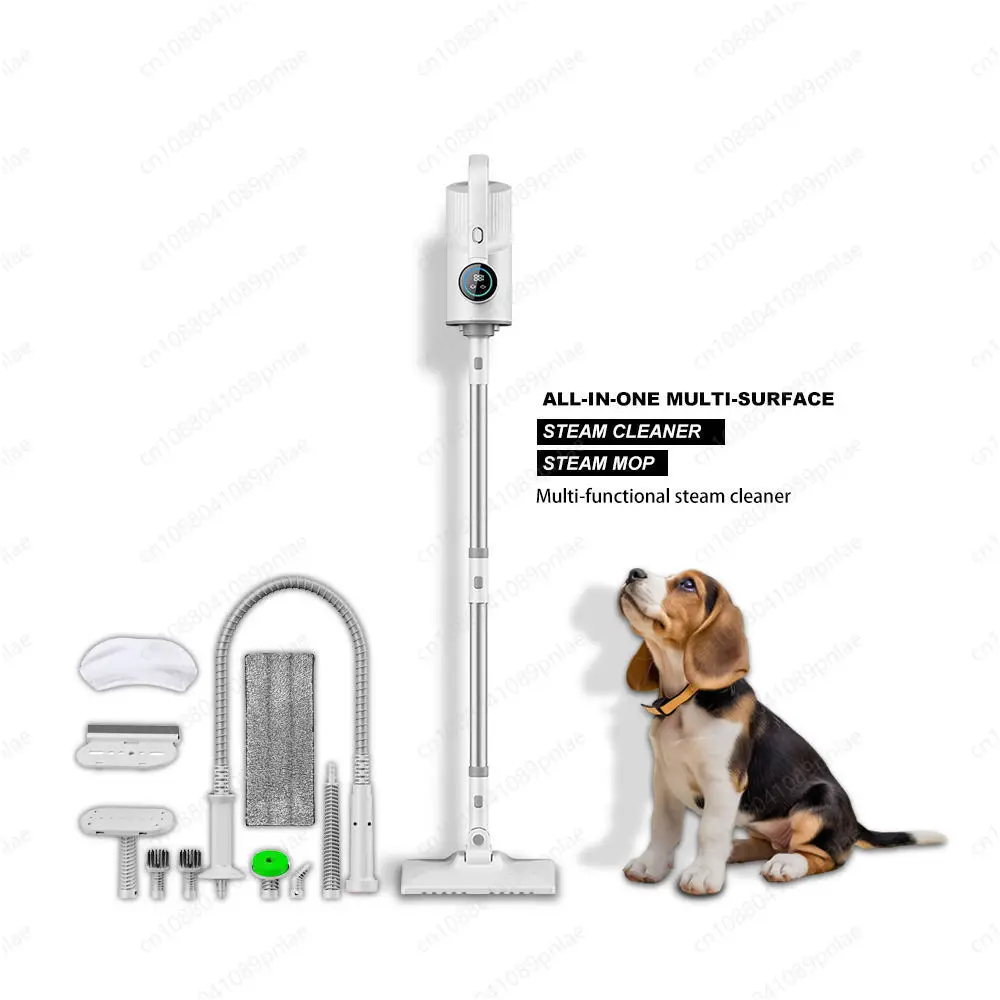 Home Steam Mop: Corded Handheld Temp Display High Heat Floor Cleaner