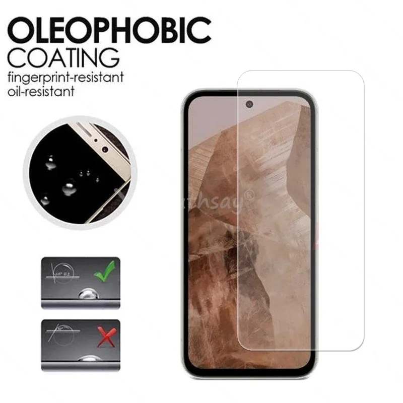 For Google Pixel 8a Glass Pixel 8a Tempered Glass Screen Protector Flim 9D Camera Lens Protector Flim Google Pixel 8a Glass