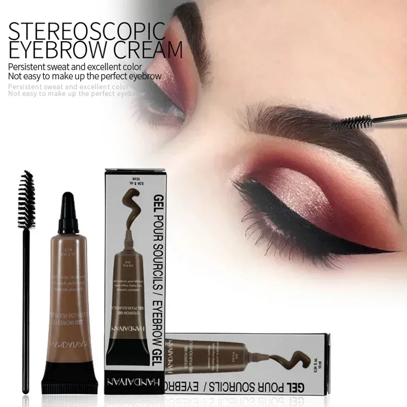 New Eyebrow Cream Gel Professional Eyebrow Makeup Tattoo Pen Tint Long Lasting Waterproof Henna Eyebrow Gel Cejas Maquillaje