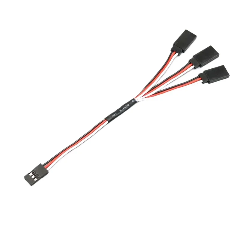 1 peça 15/30/50cm 1to1 1to2/1 a 3/1 a 4 rc servo cabo de extensão futaba 3 pinos jr plug divisores macho para fêmea para modelo rc