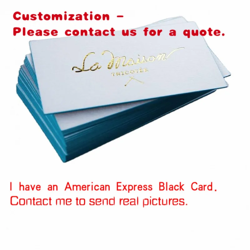 

на заказ. Индивидуальная белая роскошная мелованная бумага, дуплексная доска, тисненая печать визитных карточек с фольгой