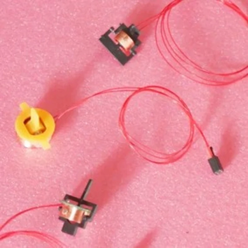 Micro Electromagnetic Servo 0.4g/0.9g/1.6g Magnetic Actuator Steering Gear with Female Plug 15mm Wire for Indoor RC Drone