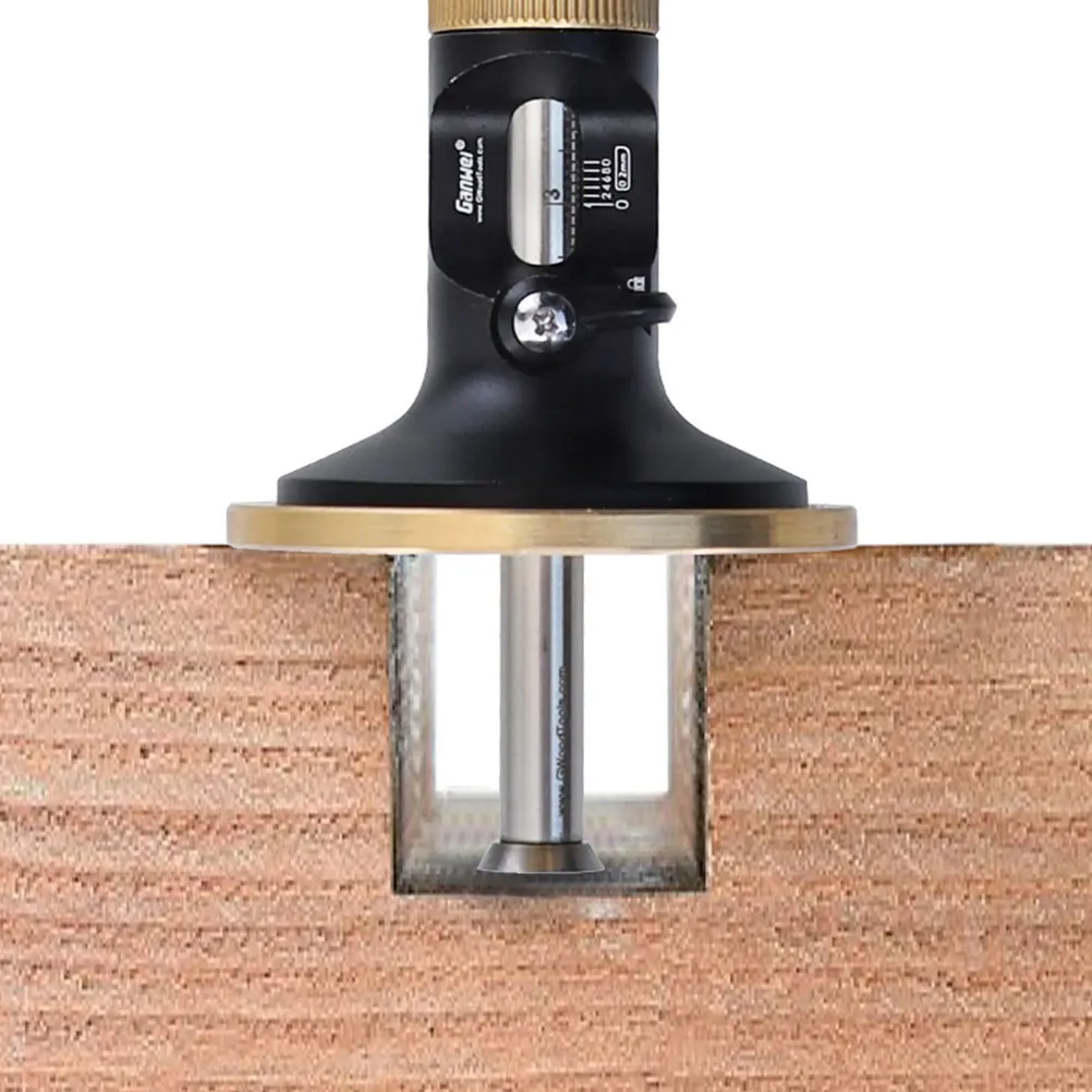 

Aluminum Brass Stainless Steel Adjustable 02mm Fine Tuning Woodworking Marking Scribe Gauge Precision Tool Home Professional Use
