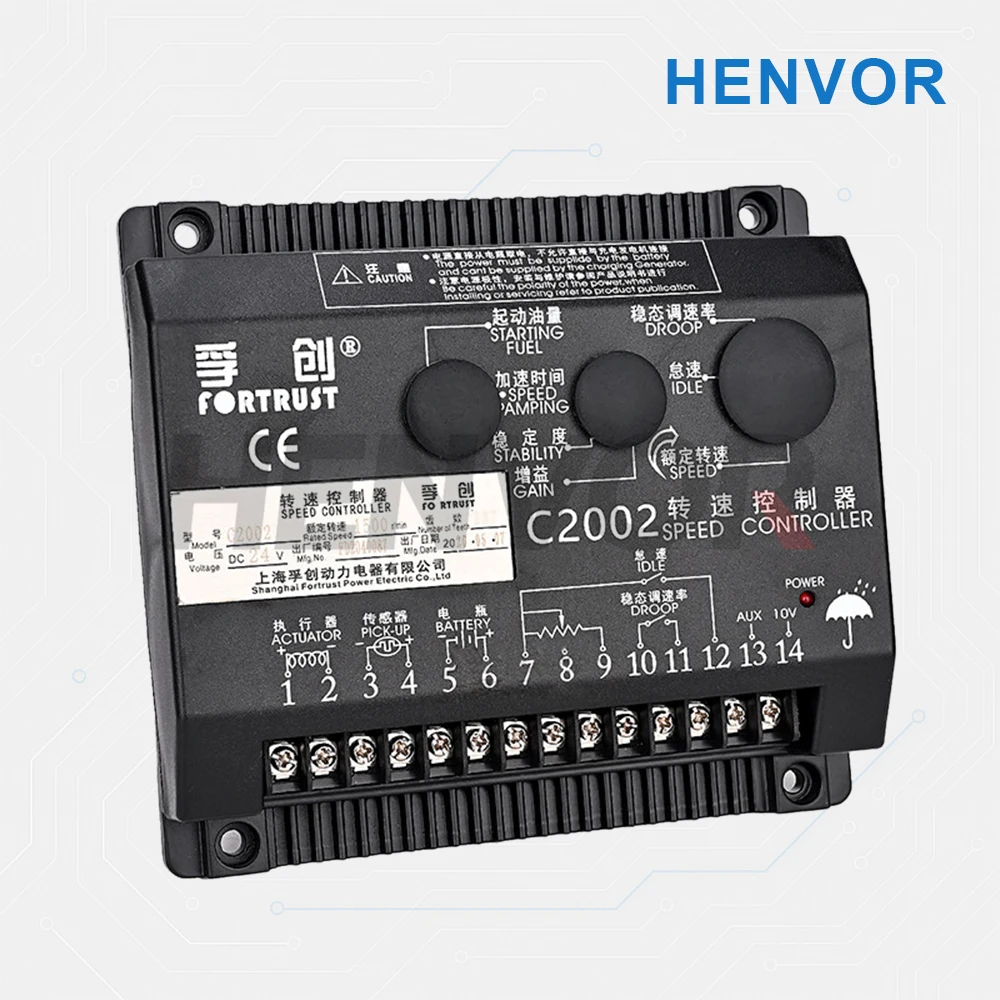 C2002 Speed Control Module Electronic Throttle Board for Diesel Generator Intelligent DC Motor Controller