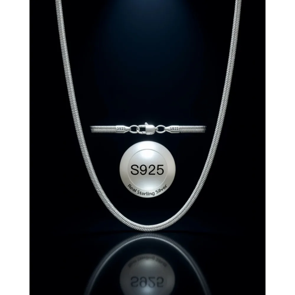 

Цепочка-змейка плетеная «ёлочка» 3 мм, 4 мм, 5 мм, позолоченная 18-каратным золотом, из стерлингового серебра 925 пробы, 16, 18, 20, 22, 24 дюйма