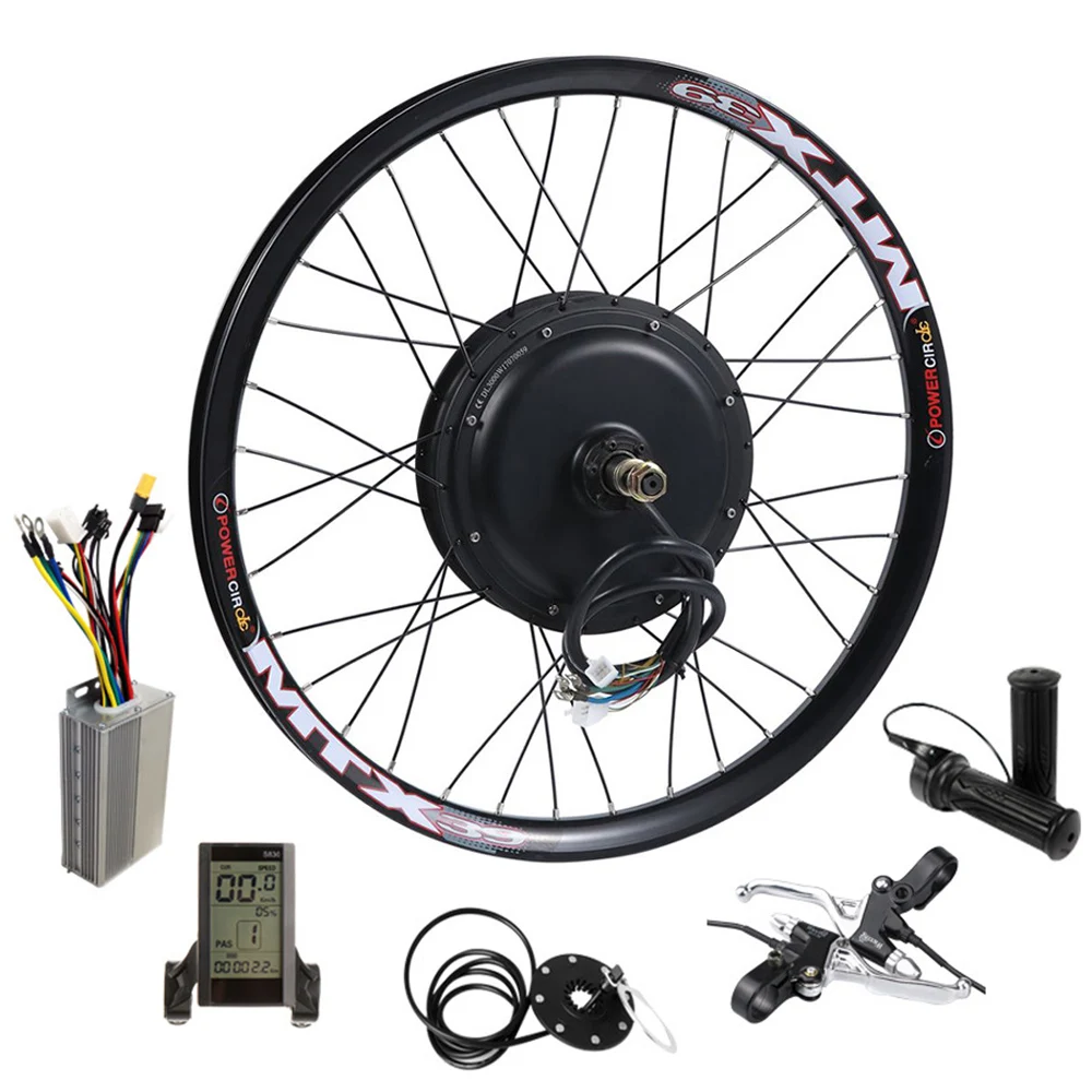 20 26 20-29 Inch Electric Bicycle 48V 1000W Front Rear MTX 39 Wheel Hub Motor Electric Bike Cycle Conversion Kit