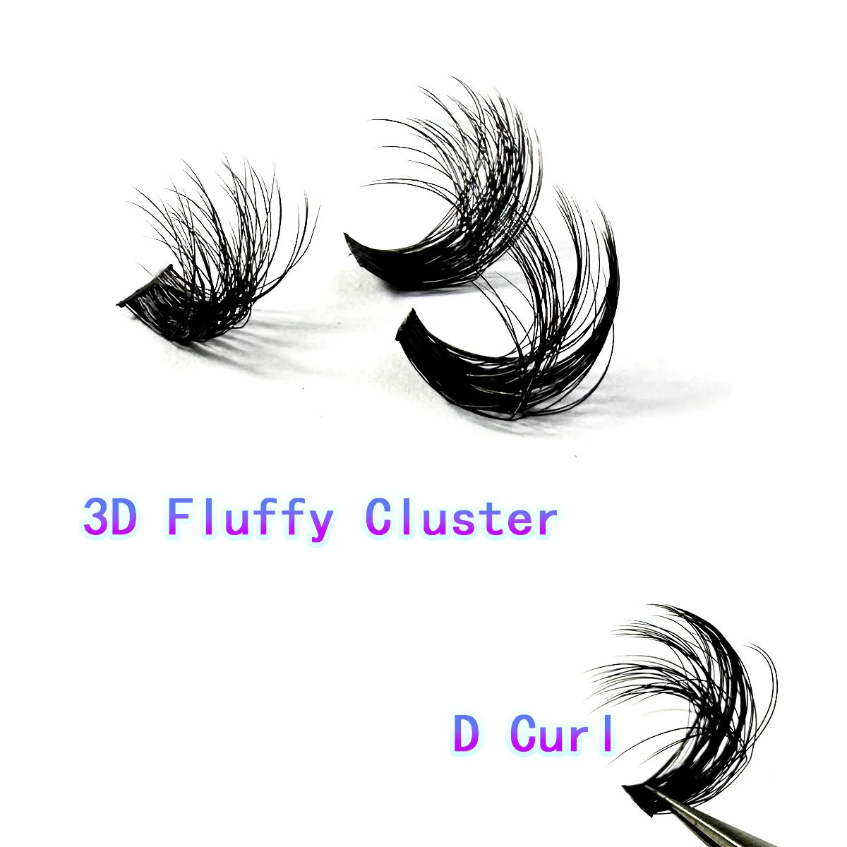 54Fila 30D-100D 5D Soffici Ciglia Spesse Cluster 9-16mmMix Wispy Individuale Ciglia Estensioni Cluster Trucco FAI DA TE Ciglia Finte