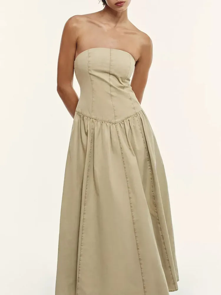 

Faionable Waed Strapl Straight Long Dr New Arrival Autumn 2025 High Waist Evening Gown No Sve Color