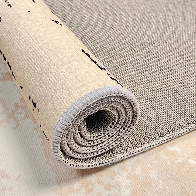 سجادة كبيرة فاخرة فائقة الإضاءة من الشمال لغرفة المعيشة ، سجادة دراسة ، كومة عصرية راقية ، وبر ، وديكور غرفة النوم ، حصائر جديدة ،