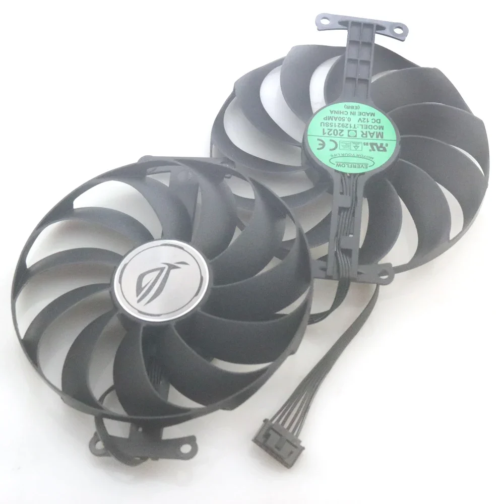 T129215SU 12V 0.50A 95mm For ASUS RX 6600XT 8GB ROG STRIX OC Graphics Card Cooling Fan
