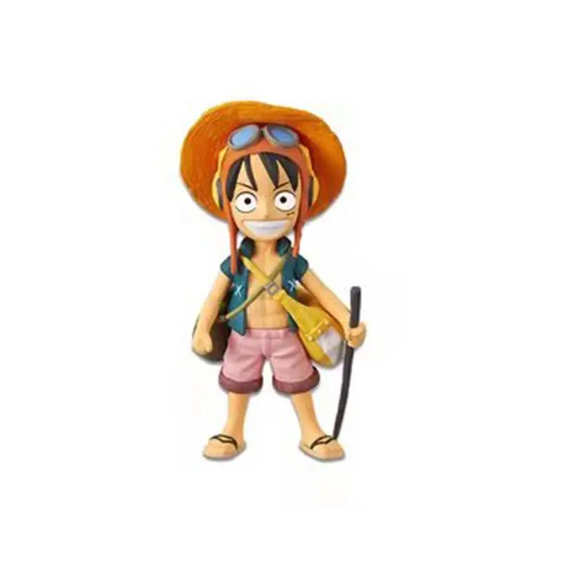 BANDAI Original One Piece WCF Series Luffy Going Merry Shark Submerge III Treasure Gathering Figure Action Figures Model Toys