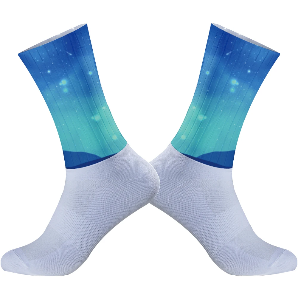 Cycling Socks Fit Professional Cycling Comperssion Sports Socks Healthy Comfortable Improve Muscle Strength 2024 New