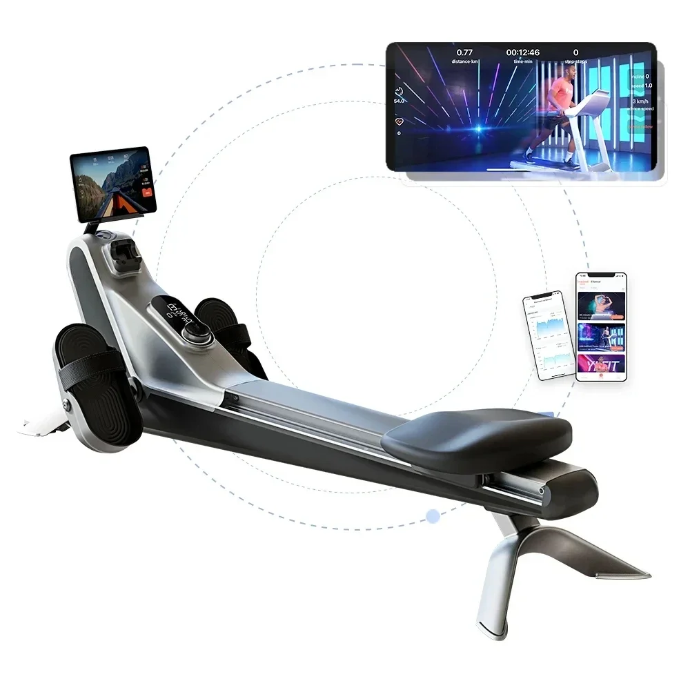 

Rowing Machine, Electromagnetic Control System, Intelligent Rowing for Gym and Home Use