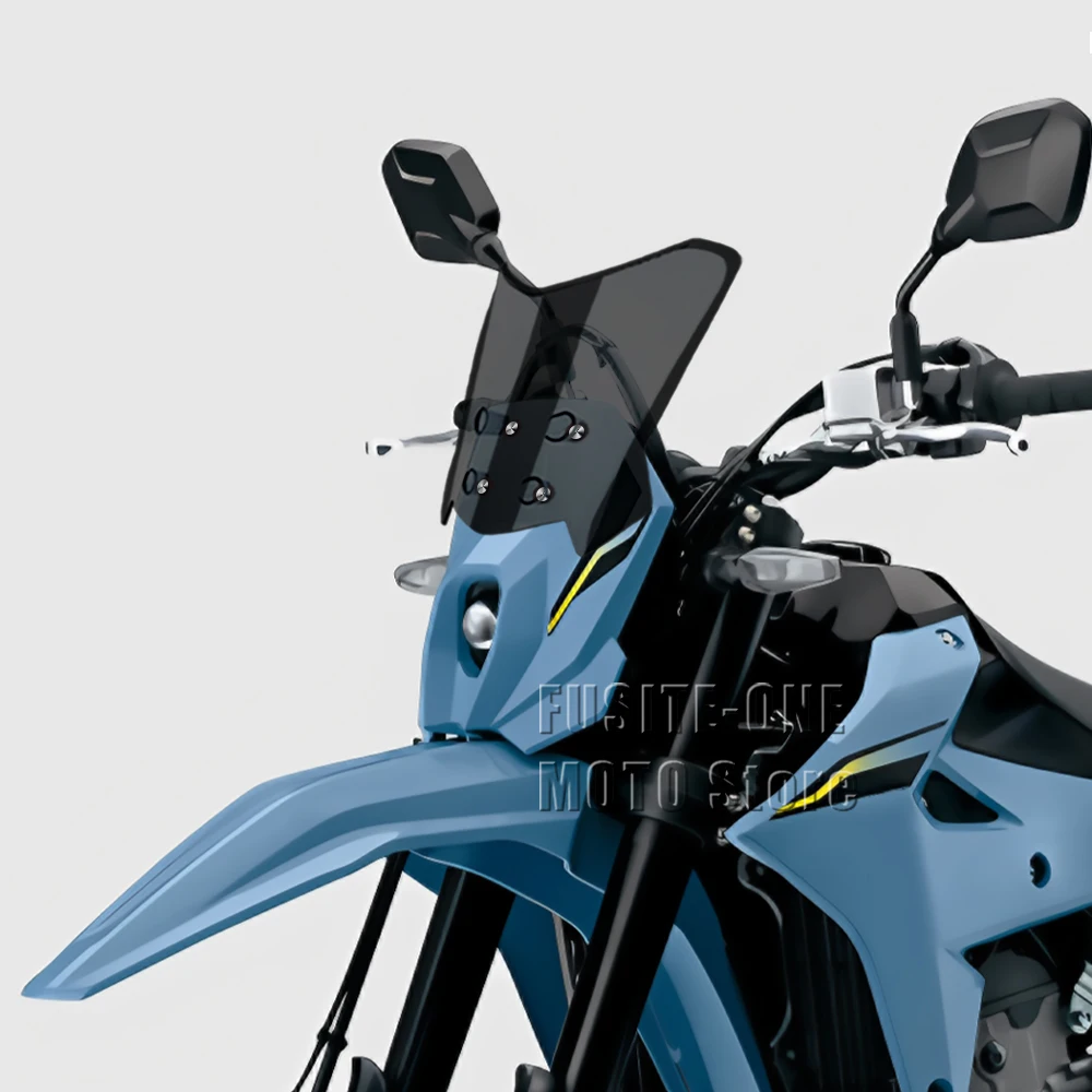 For suzuki DR-Z4SM 2025 motorcycle adventure windshield extension style Windscreen Wind Deflector Screen