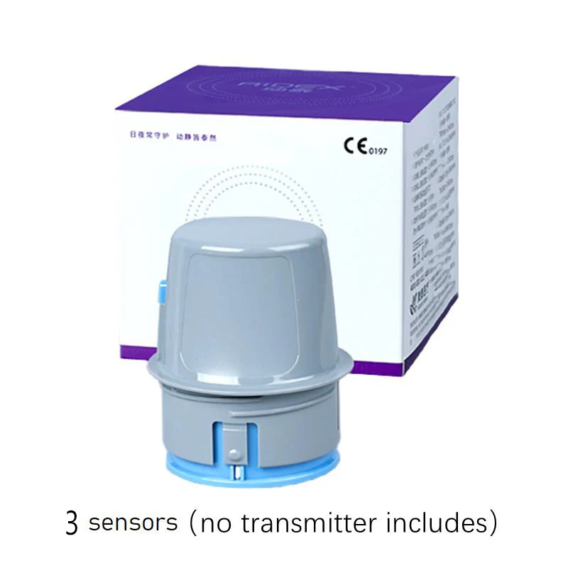 3 stuks alleen Aidex-sensor Glucometer CGMS Continue glucosemonitor Diabetes Testen zonder lekking Meertalige suikertesters