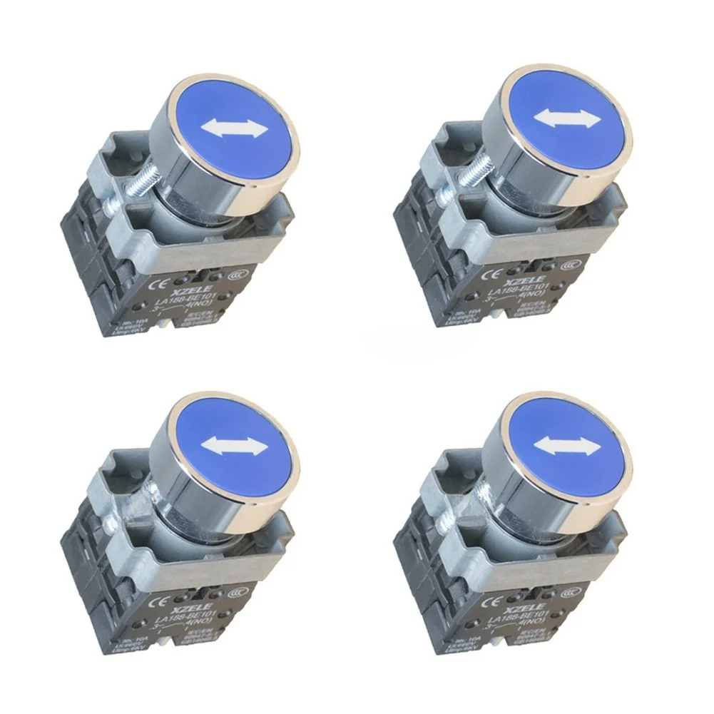 1pc LA188-BA3665 Push Button Switch Self Reset Emergency-Stop Knob Screw Terminal Connection Replacement Button Switch Parts
