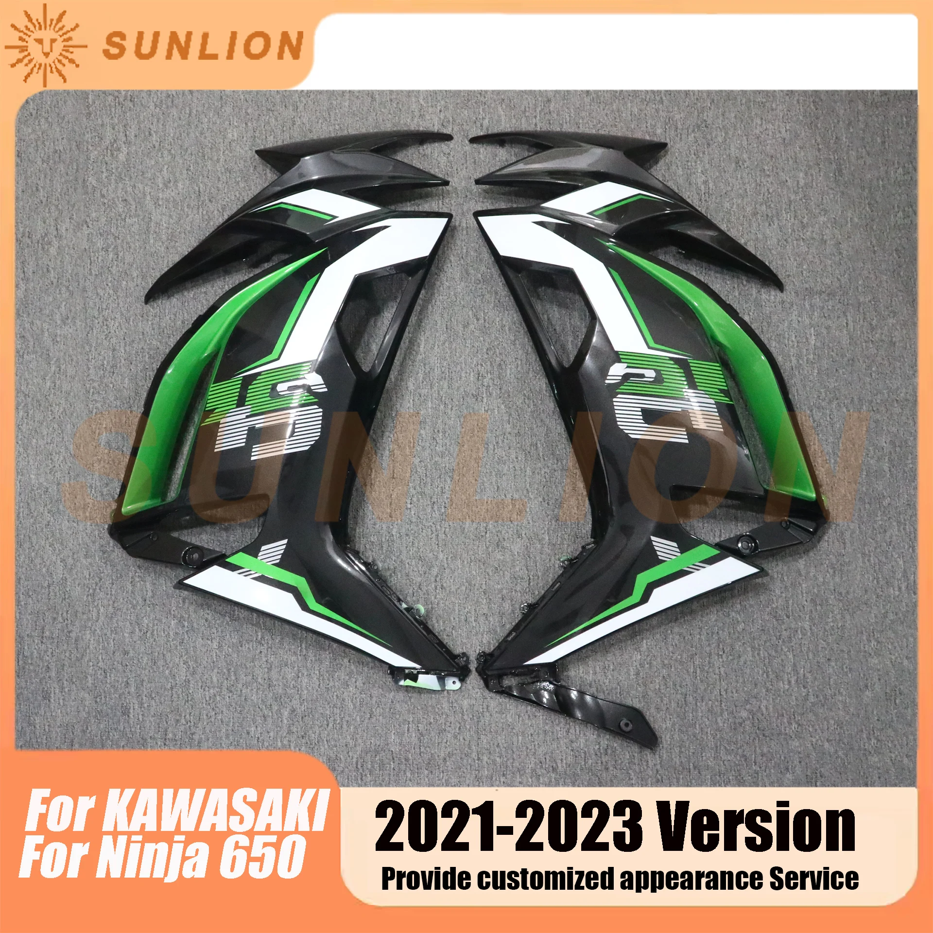 For KAWASAKI NINJA 650 2020 - 2023 Left Right Part Batwing Fairing Bodywork Panel ZX650 EX650 NINJA650 2020 2021 2022 2023