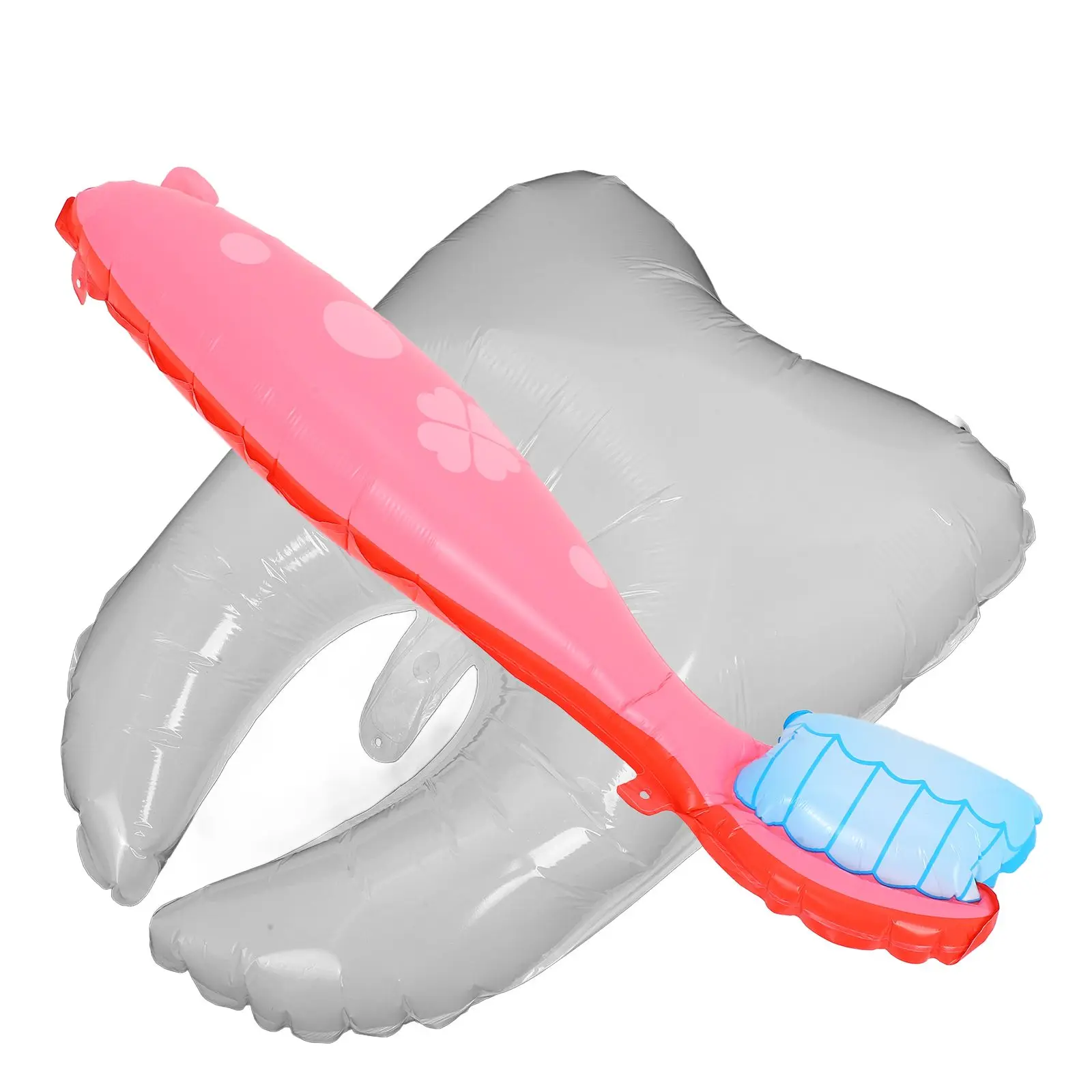 

2Pcs Oral Health Balloons Aluminum Baby Shower Teeth Theme Party Decorations White Tooth Graduation Foil