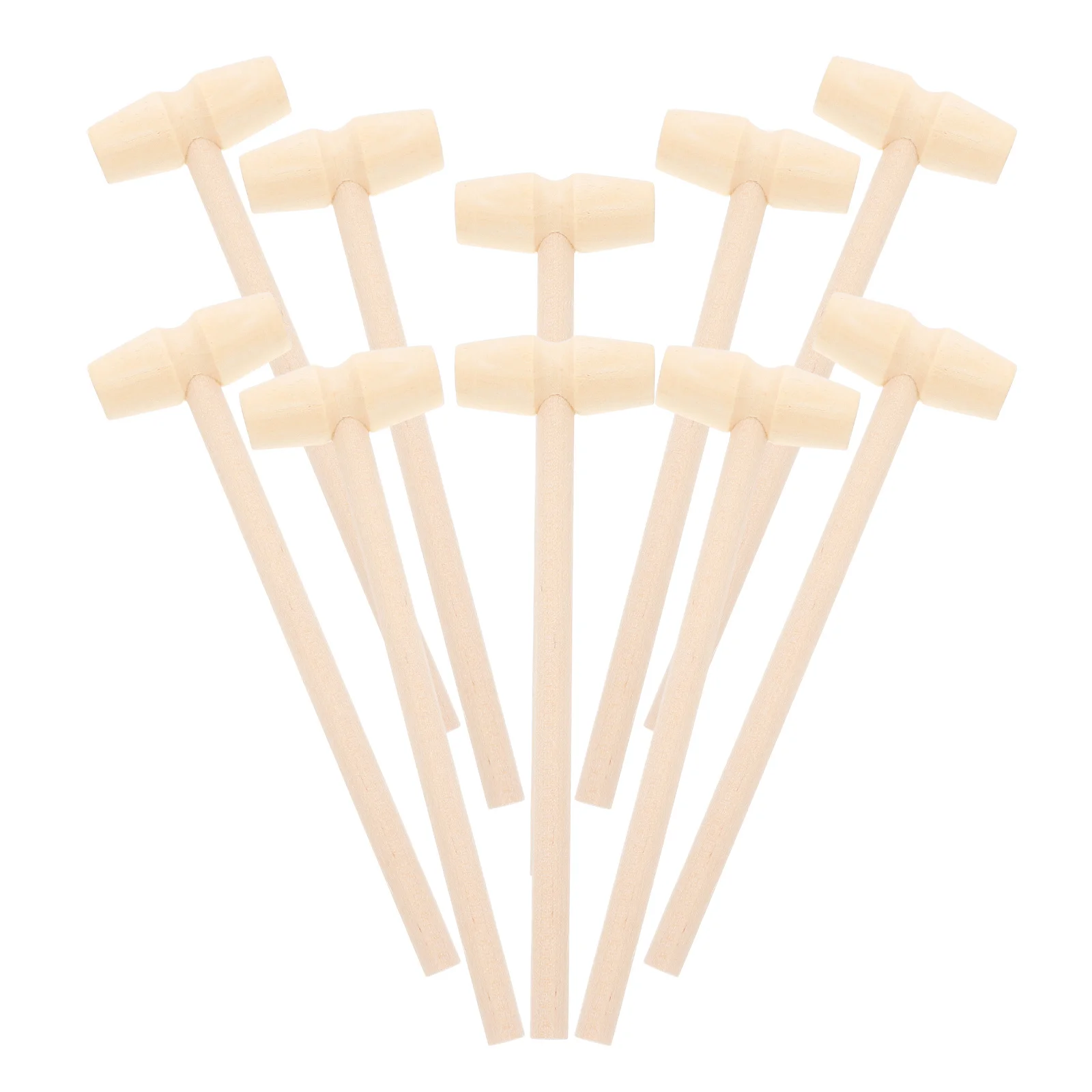 

10 Pcs and Hammering Manual Hand Training 's Wooden Hammers Dexterity