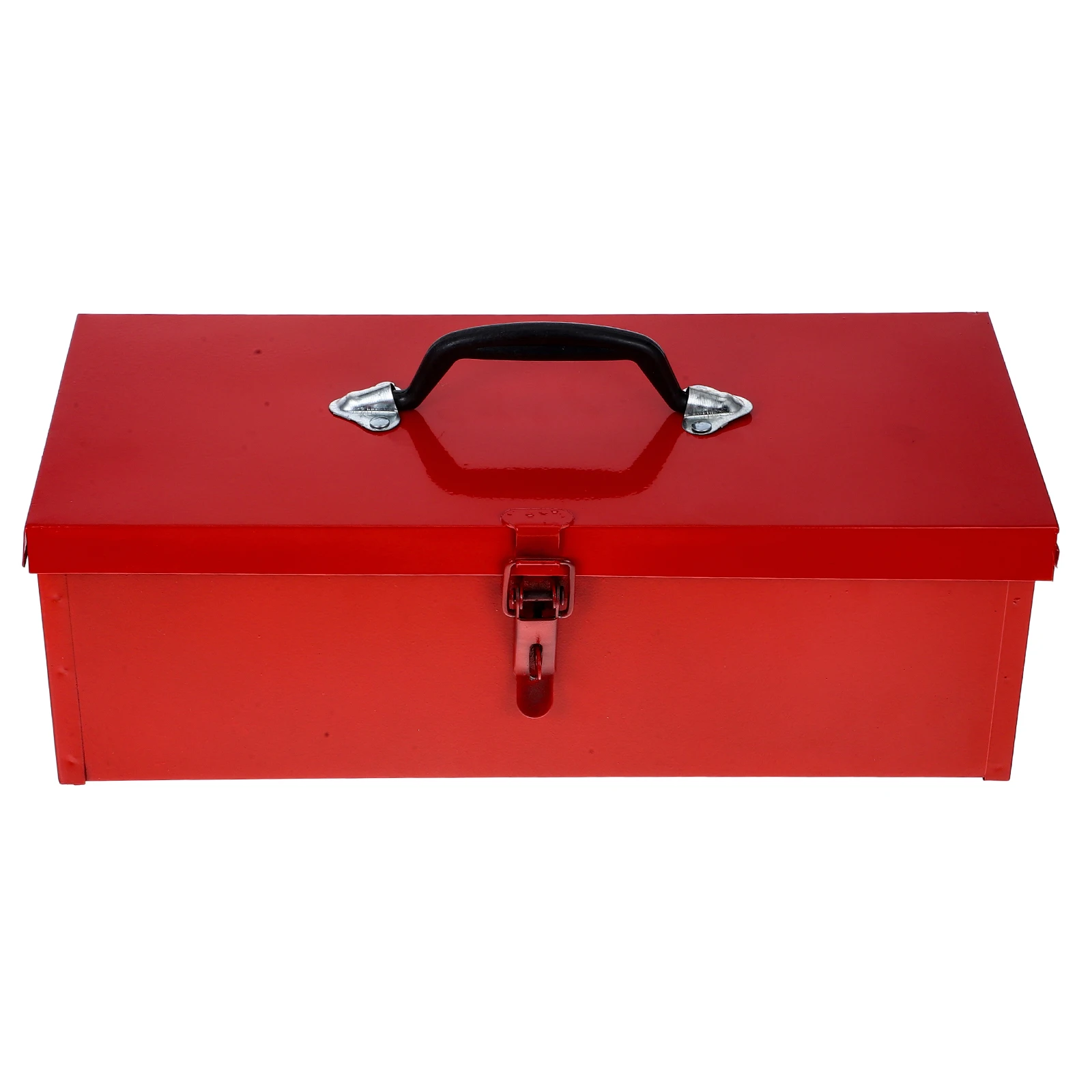Toolbox Metal Red Multifunction Storage Case Iron Sheet Boxes Portable