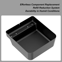 For Flytec V050-01 Bait Hopper Parts Repair With Screws Bait Boat Hopper For Repair Freshwater Sports Outdoors Reservoirs