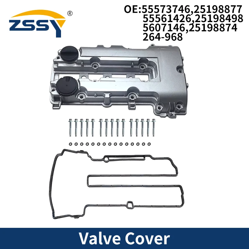 55573746 New Aluminum Engine Valve Cover For 2011-2019 Vauxhall/Opel ASTRA/Buick Encore/Chevy Cruze 1.4 Turbo 25198874 25198498