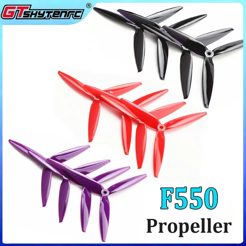 

10 пар пропеллеров 7040 7x4x3 (7 дюймов, 3 лопасти, тройные лопасти) 10CW 10CCW для 7-дюймовых и 8-дюймовых радиоуправляемых FPV-дронов для гонок и фристайла, высокое качество