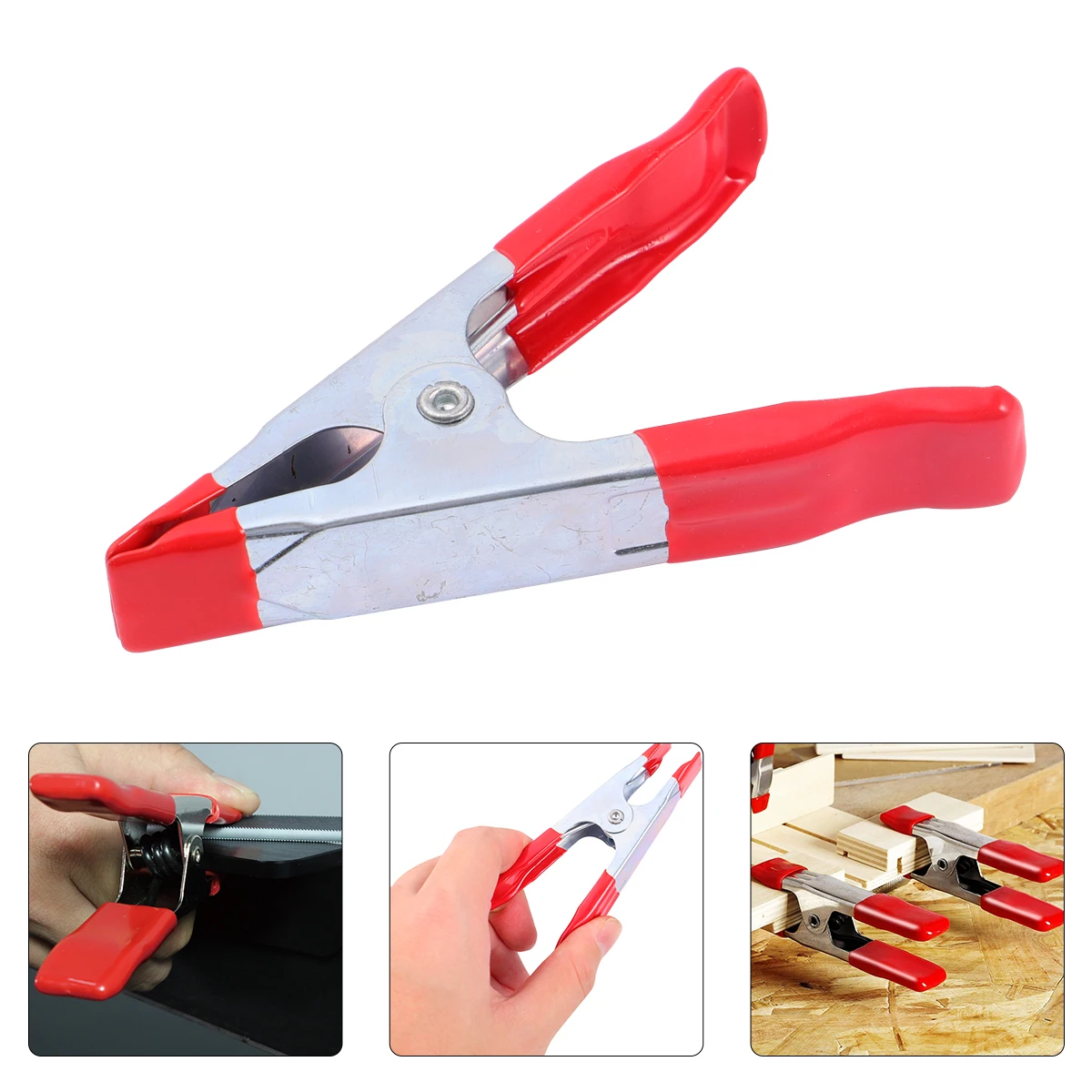 

20pcs Metal A-shaped Clamps Heavy Duty Spring Clips 4 Inch Strong Grip for Backdrops Canvas Photography Studio Garage Workshop
