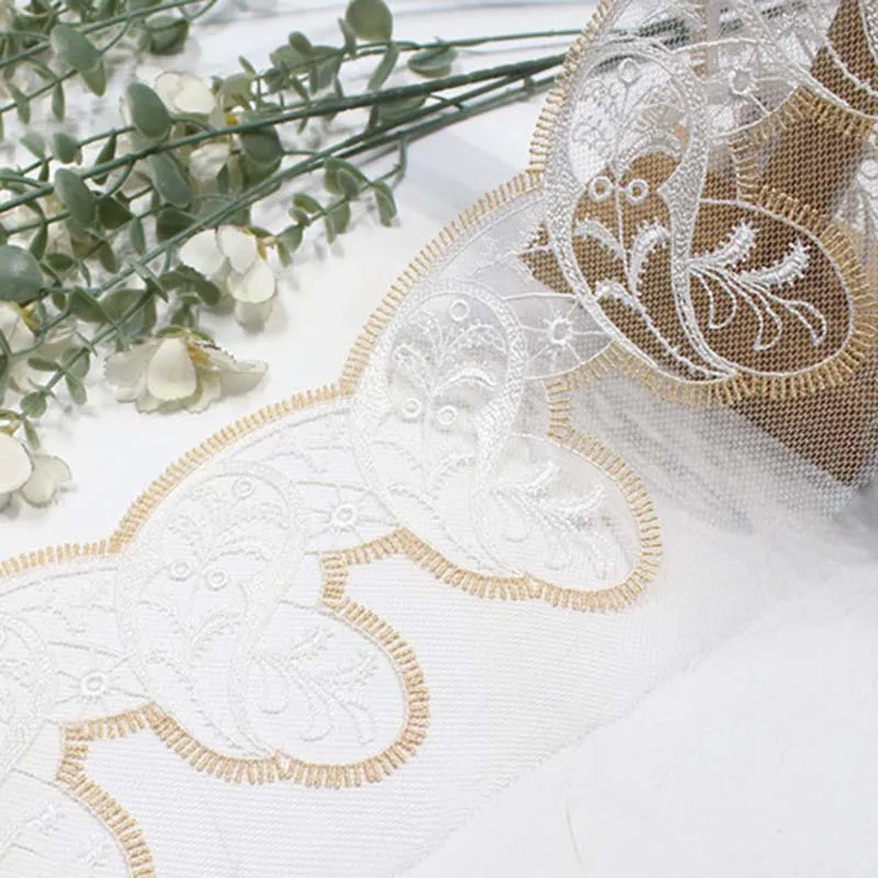 

30Yards Embroidery Lace Trim DIY Craft Sewing Supplies Skirt Hem Decoration Accessories Wedding Bra Underwear Lace