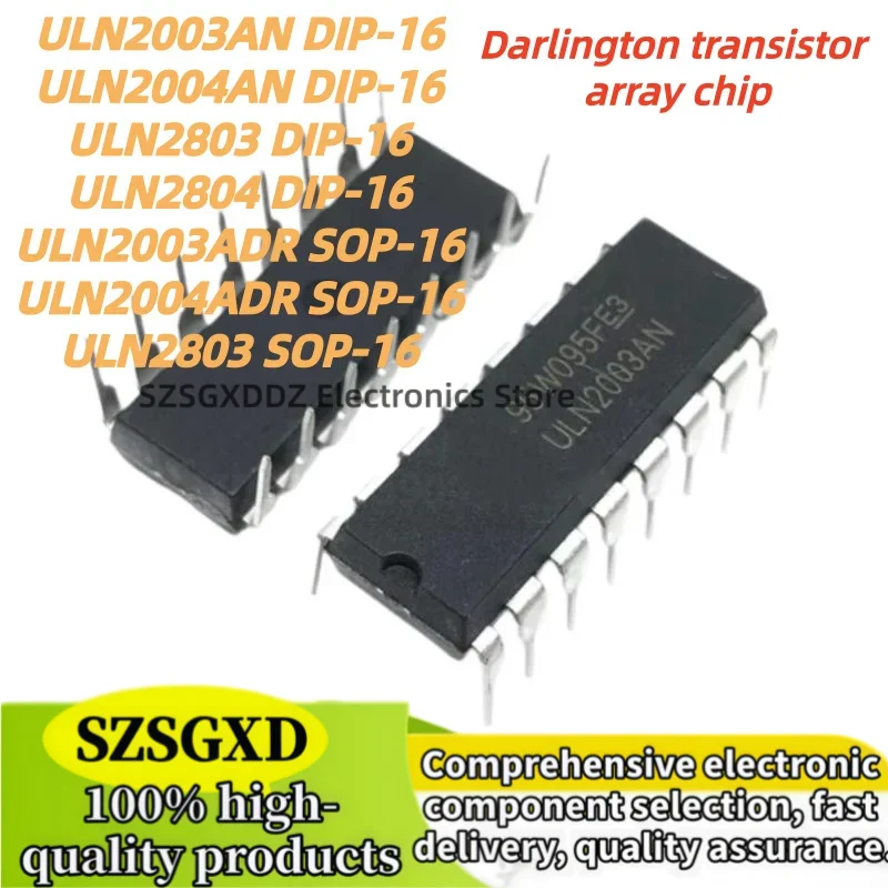10Uds ULN2004 ULN2004APG ULN2003A ULN2803 ULN2803APG ULN2003AN ULN2003 ULN2003APG ULN2003ADR ULN2004AN ULN2004ADR DIP-16 SOP-16