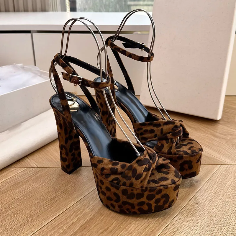 High Quality Sandals Platform Genuine Leather Fashion Elegant Concise Sexy Summer Women Party Dress Wedding Shoes Heels