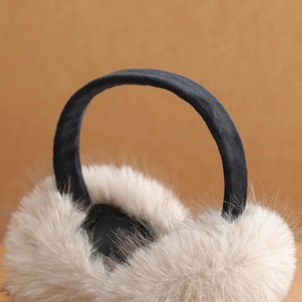Fashion Warm Winter Earmuffs Faux Fur Folding Earflap Protection Soft Thickened Ear Warmer Outdoor