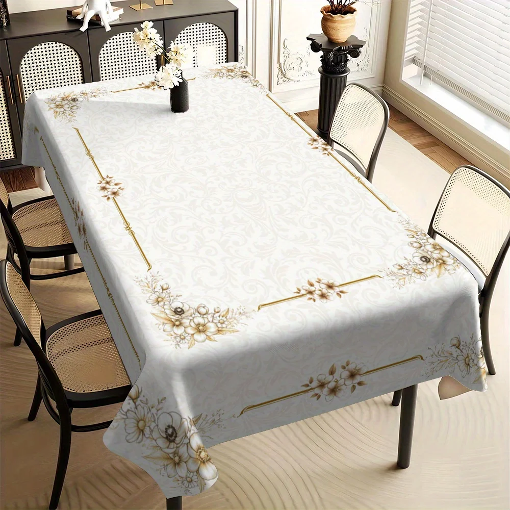 High-end patterned fabric with simple European-style patterns for tablecloths