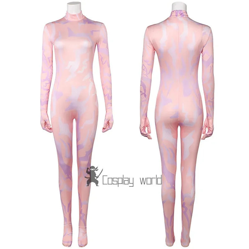 Mono de Cosplay Demon Hunter KPop para mujer y niña, disfraz de Rumi, mono de poliéster, ropa para espectáculo de mujeres y niños, Zoey de Halloween