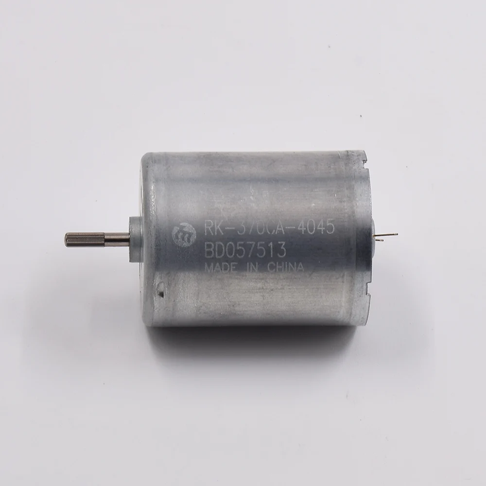 

MABUCHI RK-370CA-4045 карбоновый щеточный электродвигатель постоянного тока 3 в 3,7 в 6 в 7,4 В 28400 об/мин высокоскоростной микро 24 мм 370 моторный сращенный вал