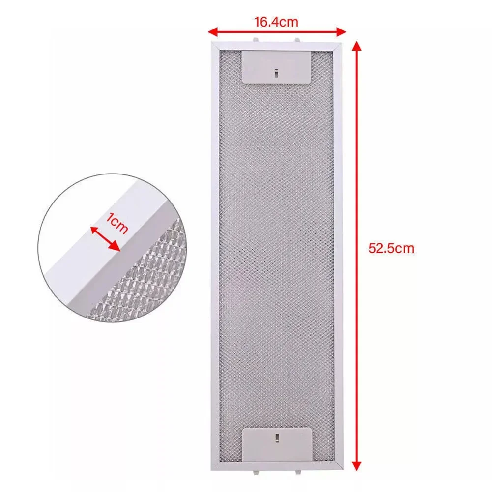 Easy To Install Aluminum Filter Range Hood Filter 525 * 162 * 9mm Replacement Filters Optimal Maintenance Easy Installation