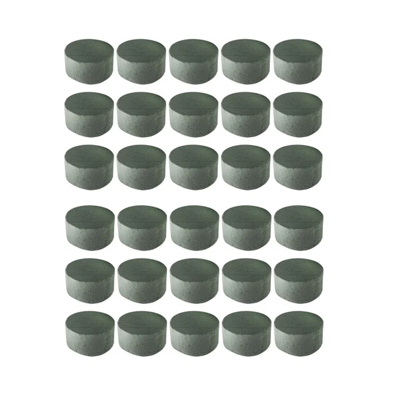 

Floral Foam, 30 PCS Round Dry Floral Foam Blocks, Green Blocks for , Great for Flower