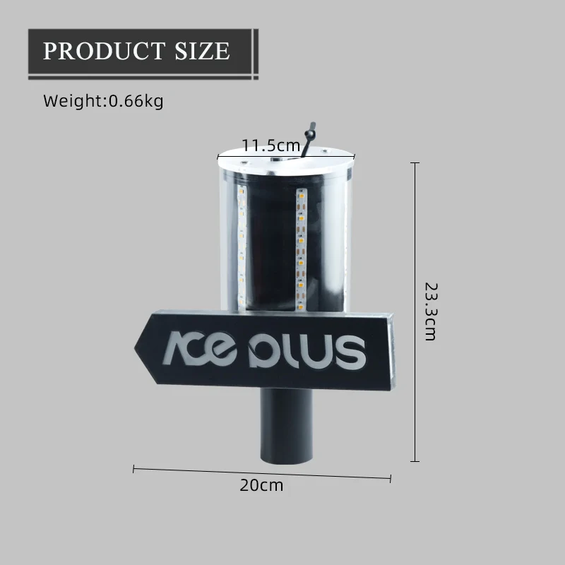 NEW Bar Night Club Party Bottle Strobe Baton Electronic Sparklers Acrylic Aluminum LED Strobe Baton Flash Stick