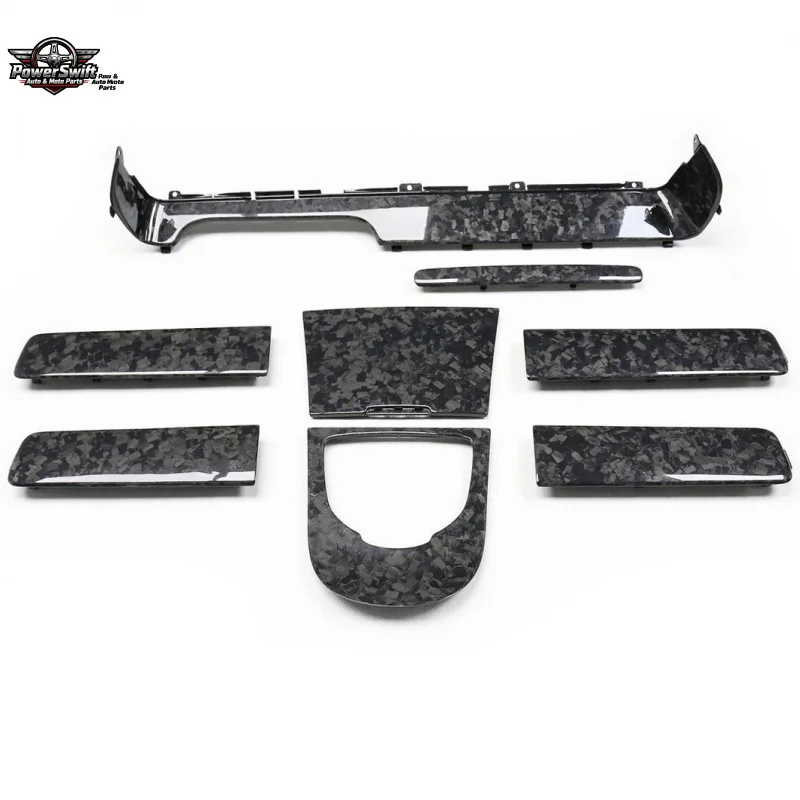 

Suitable for New Mercedes-Benz G-Class W464 Real Carbon Fiber Replacement Kit/8-Piece Forged Texture Car Interior Modification