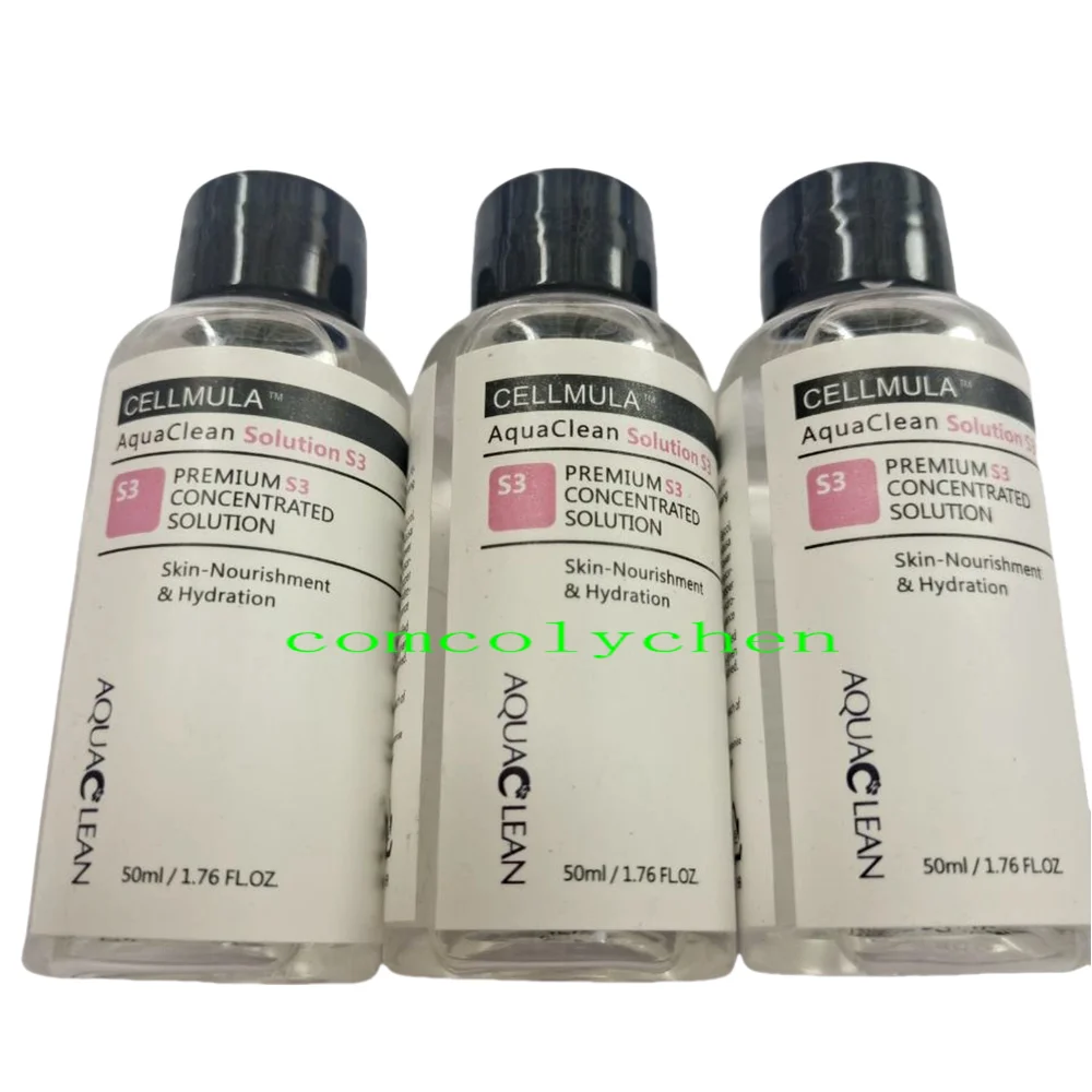 Solución Facial de exfoliación limpia en agua, 50ml, S1 S2 S3, para Hydra Dermoabrasión, cuidado de la piel, belleza, eliminación de espinillas y arrugas