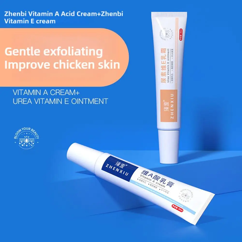Body Whitening Cream Keratosis Pilaris Treatment Bumpy Skin Follicle Repair Dry Skin Strawberry Chicken Care Removal Rough R6Q0